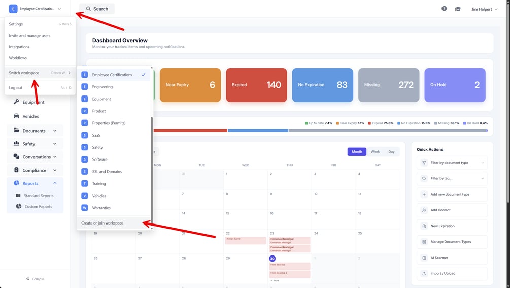 Create Multiple Workspaces Creating Workspaces